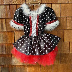 Like New Minnie Mouse Polka Dot Inspired Ballet Dress in Kids Large
